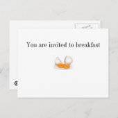 Invitation Carte Postale Vous êtes invité (Devant / Derrière)