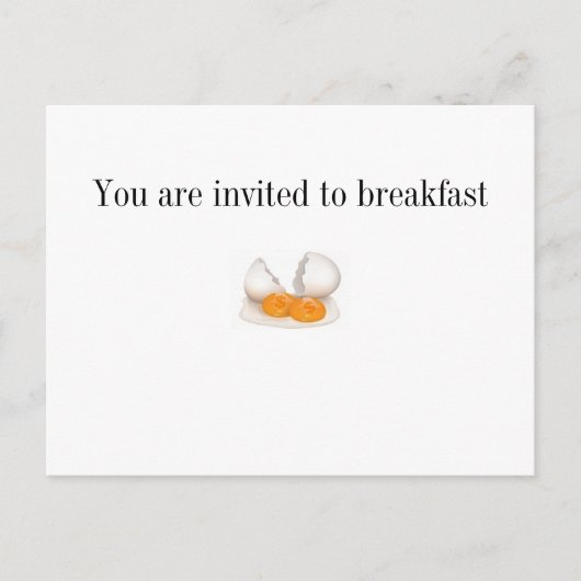 Invitation Carte Postale Vous êtes invité (Devant)