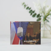 Invitation Carte Postale Vous êtes invité... (Debout devant)