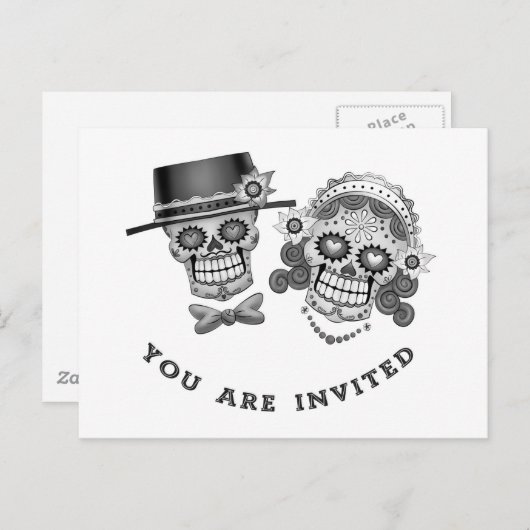 Invitation Carte Postale Vous êtes invité - Mariage, Mariage, Vows (Devant / Derrière)