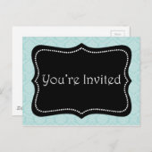 Invitation Carte Postale Vous êtes invités (Devant / Derrière)