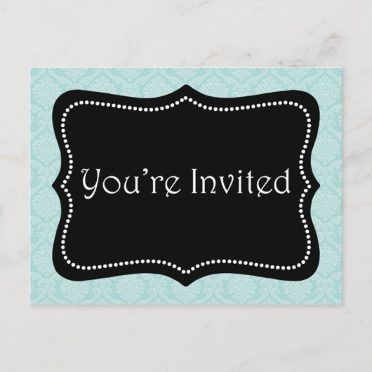 Invitation Carte Postale Vous êtes invités (Devant)