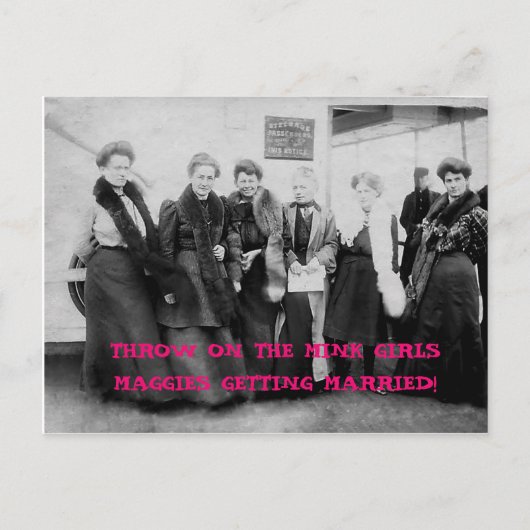 Invitation Carte Postale Voyage vintage (Devant)