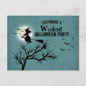 Invitation Carte Postale Wicked Witch (Devant)
