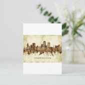 Invitation Carte Postale Winston-Salem Caroline du Nord (Debout devant)