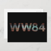 Invitation Carte Postale WW84 | TV Logo statique (Devant / Derrière)