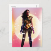 Invitation Carte Postale WW84 | Wonoman Gold Armor Lo Fi Sparks Photo (Devant / Derrière)