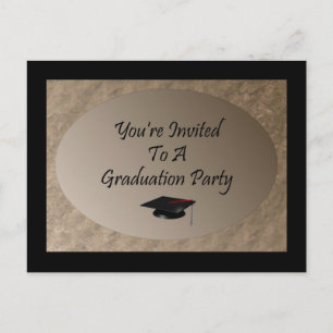Invitation Carte Postale You&apos ; re Invité à une fête de graduation