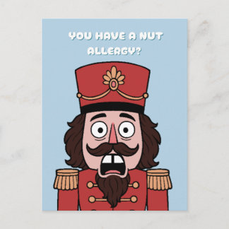 Invitation Carte Postale You Have a nut Allergy? Christmas