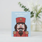 Invitation Carte Postale You Have a nut Allergy? Christmas (Debout devant)