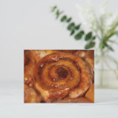 Invitation Carte Postale Yummy Cinnamon Roll Stick Buns Bake Vente (Debout devant)