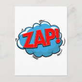 INVITATION CARTE POSTALE ZAP ! (Devant)