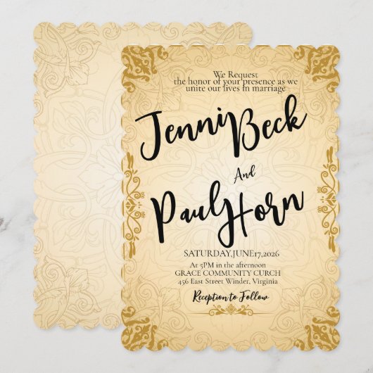 Invitation carte-réponse-suite-invitation-mariage-classique-p (Devant / Derrière)