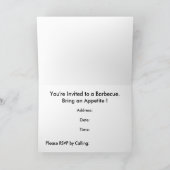 Invitation Carte, RIBS (Intérieur)