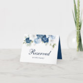 Invitation Carte-symbole Floral Dusty Blue Eucalyptus réservé (Devant)