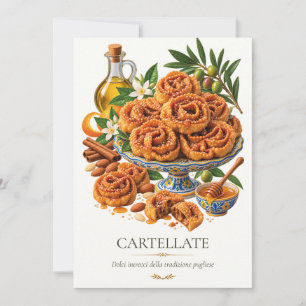 Invitation Cartellate – Vintage Italian Dessert