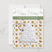 Invitation Cartes-cookies de Noël, Cartes-cadeaux personnalis (Devant)