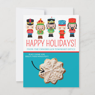 Invitation Cartes-cookies de Noël, Cartes-cadeaux personnalis
