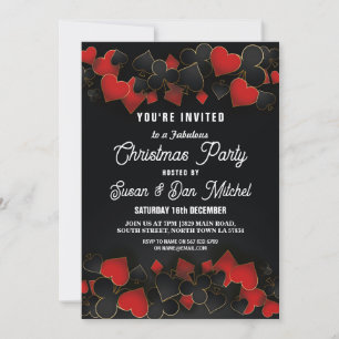 Invitation Cartes de Casino Las Vegas pour Soirée