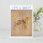 Invitation - Cartes Faire-part - Carousel Tiger (Debout devant)