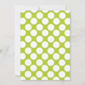 Invitation Carton bleu vert Monster Texte personnalisé Annive (Dos)