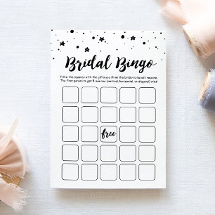 Invitation Carton de jeu de Bingo de Mariage pour Enterrement