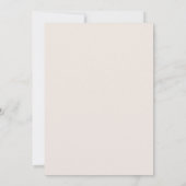 Invitation Carton de mariage botanique à l'hydrangea bleu pou (Dos)