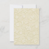 Invitation Carton de Mariage Élégant pour Chats (Dos)