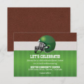 Invitation Carton de réponse pour la réception de la Bar Mitz (Devant / Derrière)