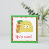 Invitation Carton de Taco (Debout devant)