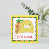 Invitation Carton de Taco (Debout devant)