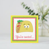 Invitation Carton de Taco (Debout devant)