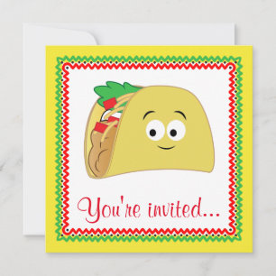 Invitation Carton de Taco