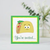 Invitation Carton de Taco (Debout devant)