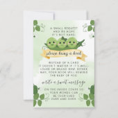 Invitation Carton d'insertion pour demande de livres Three Pe (Devant)