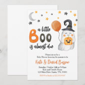 Invitation Carton d'invitation à la Baby Shower Little Boo (Devant / Derrière)