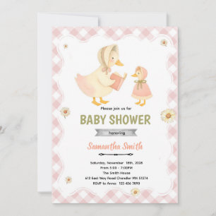Invitation Carton d'invitation à la baby shower pour une Sill