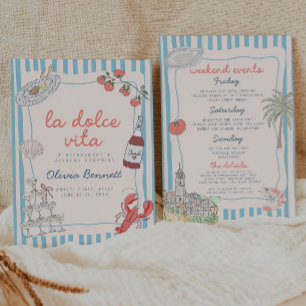 Invitation Carton d'invitation à la fête d'enterrement de vie