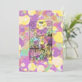 Invitation Carton d'invitation à la fête du Tarot de l'étoile (Debout devant)