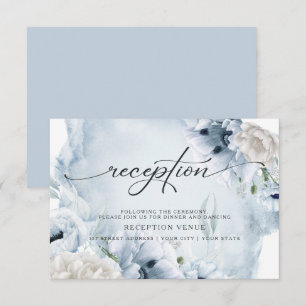 Invitation Carton d'invitation à la réception aquarelle flora