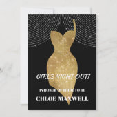 Invitation Carton d'invitation à la soirée de Bachelorette en (Devant)