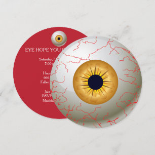 Invitation Carton d'invitation à la soirée des yeux de Hallow