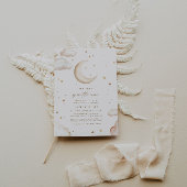 Invitation Carton d'invitation à une baby shower « Dans la lu