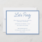 Invitation Carton d'invitation à une Bat Mitzvah Florale Fran (Devant)