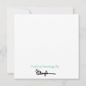 Invitation Carton d'invitation à une fête (Dos)