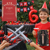 Carton d'invitation à une fête d'anniversaire avec