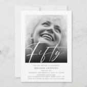 Invitation Carton d'invitation à une fête d'anniversaire avec (Devant)