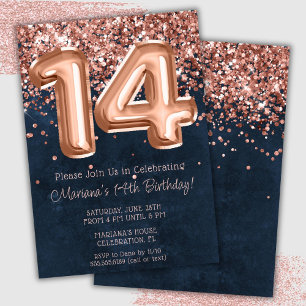 Invitation Carton d'invitation à une fête d'anniversaire de 1