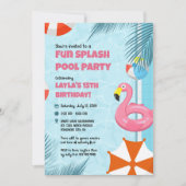 Invitation Carton d'invitation à une fête d'anniversaire Pisc (Devant)