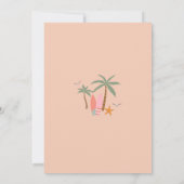 Invitation Carton d'invitation à une fête d'anniversaire sur  (Dos)